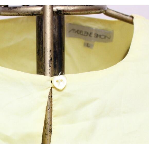 Madeleine Simon Yellow Fibonacci Tiered Princess Dress Size Large - Picture 5 of 9